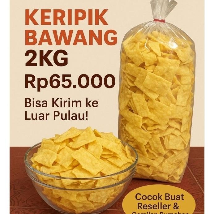 

Keripik Kripik Bawang Aceh Pangsit 2 Kg