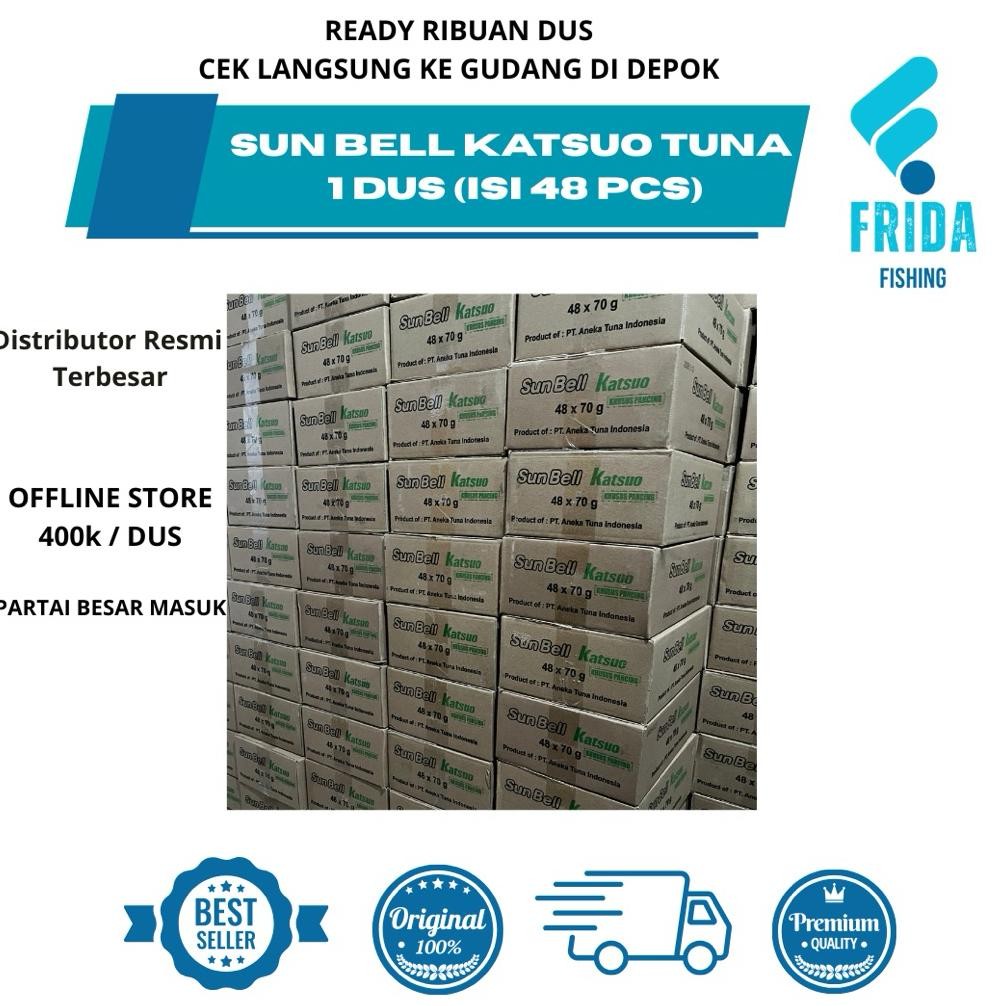 

NO_MORE SUNBELL KATSUO TUNA 70g 1 DUS (48pcs)