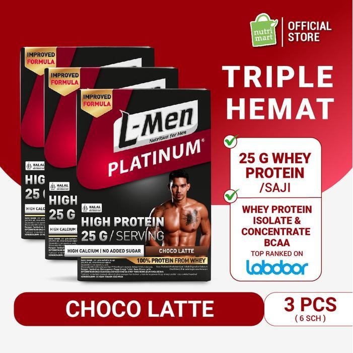 

Triple Pack: L-Men Platinum Choco Latte Box (6 Sch)