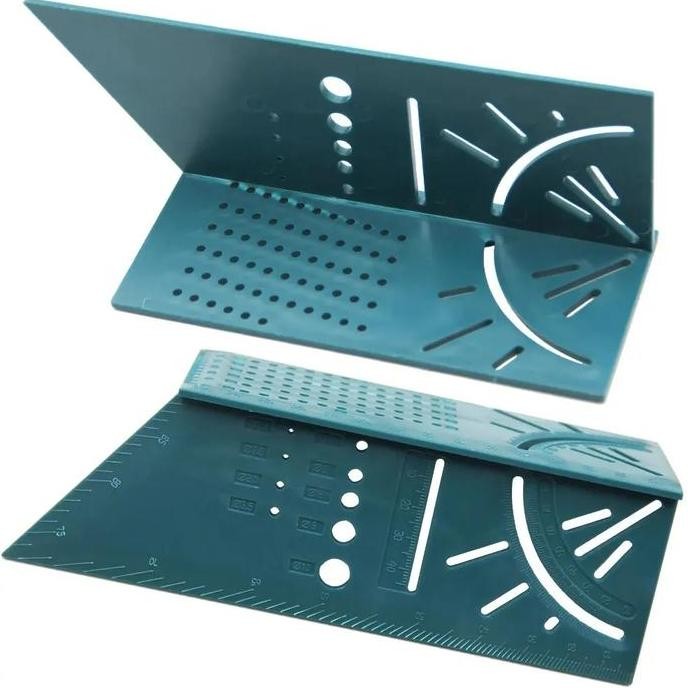 

Penggaris Penggaris Kayu/Penggaris Mark Line Measuring Gauge T-Type Ruler 90 Degree