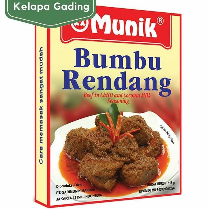 

Bumbu Munik Nasi Goreng Uduk Kuning Ayam Rendang Empal Rawon Hainam
