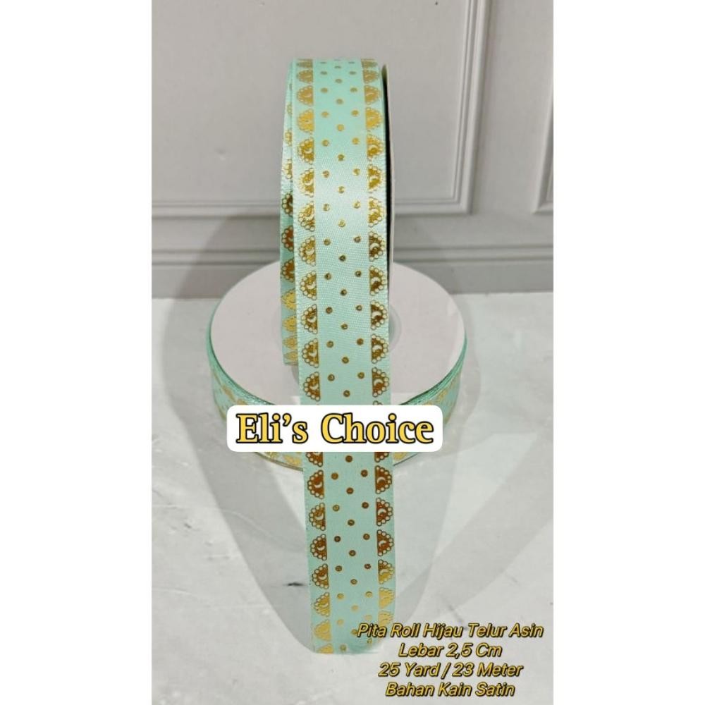 

Terlaris Pita Lebaran Idul Fitri 2024 / Pita Roll Satin 2.5 Cm X 25 Yard / 23 Meter / Pita Hampers Parcel Sale