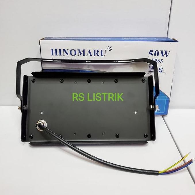 Lampu Sorot Led-Flood Light Hinomaru 50W - Putih Kap Floodlight 50 Wat