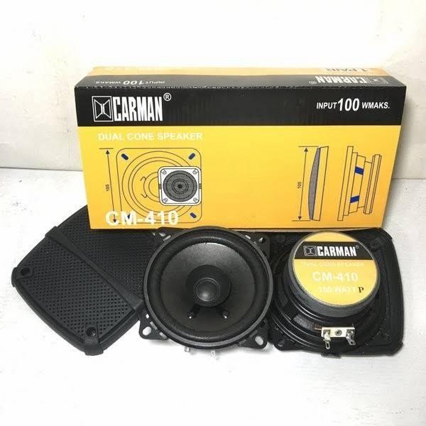 Speaker Carman 410 / Speaker Mobil Carman 4 Inch Sepasang Berkualitas