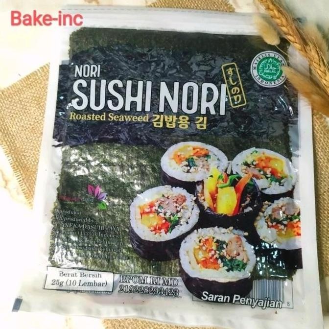 

Produk Baru!! Bake-inc Nori Sushi 10 Lembar | Rumput Laut Kering untuk Onigiri dan Bento