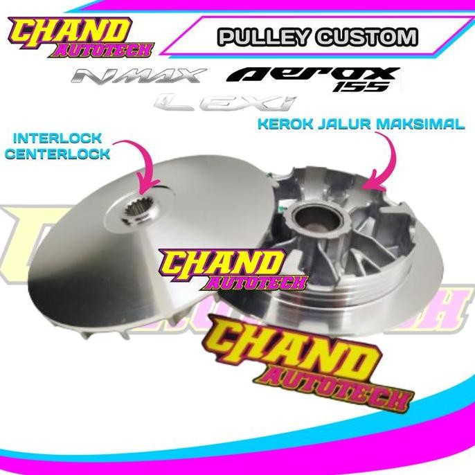 RUMAH ROLLER PULLEY AEROX NMAX LEXI INTERLOCK 13,5 13,8 PULLEY CUSTOM ORIGINAL DAN TERPERCAYA
