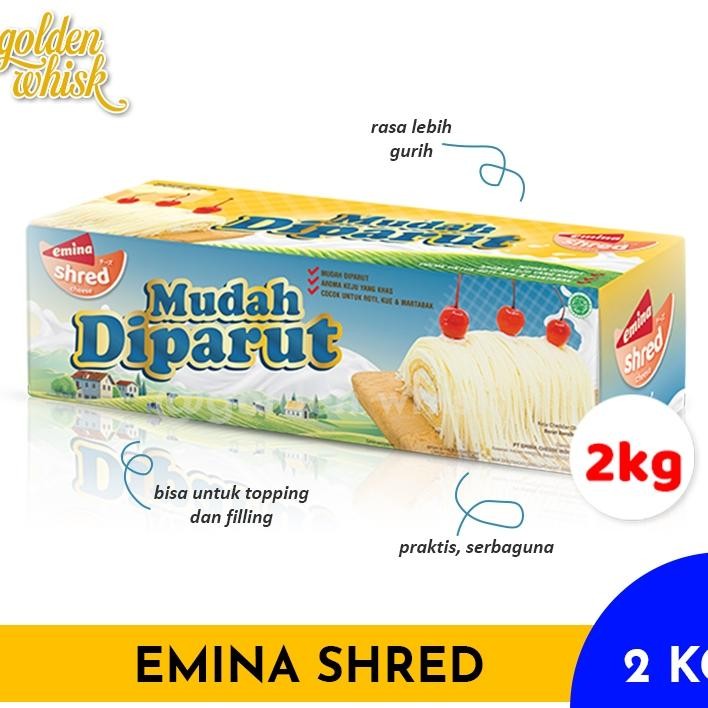 

Emina Cheese Shred 2Kg Keju Parut Emina