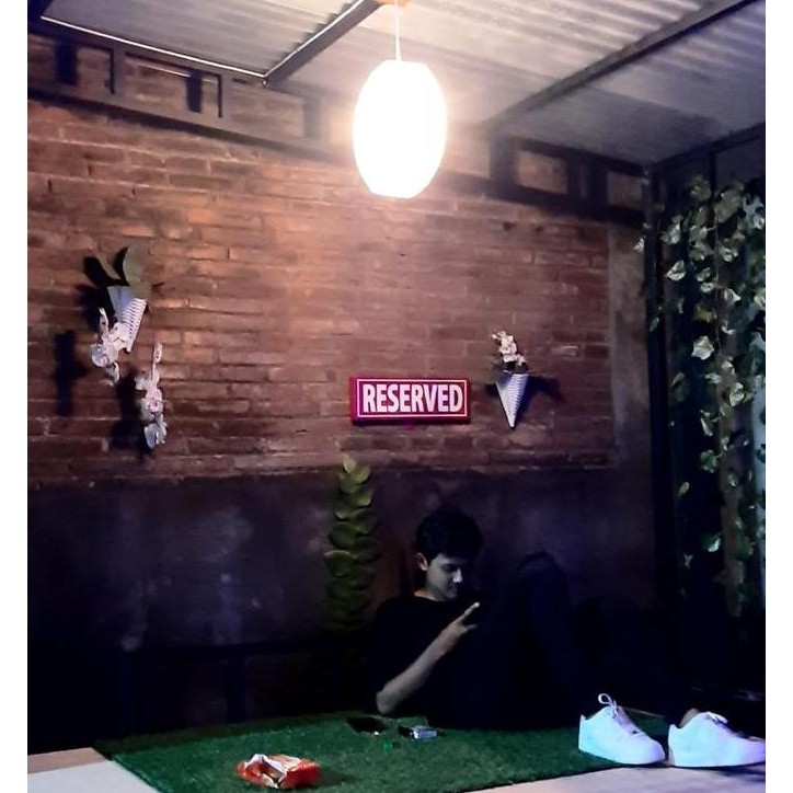 Kap Lampu Lampion Gantung Rotan Sintetis