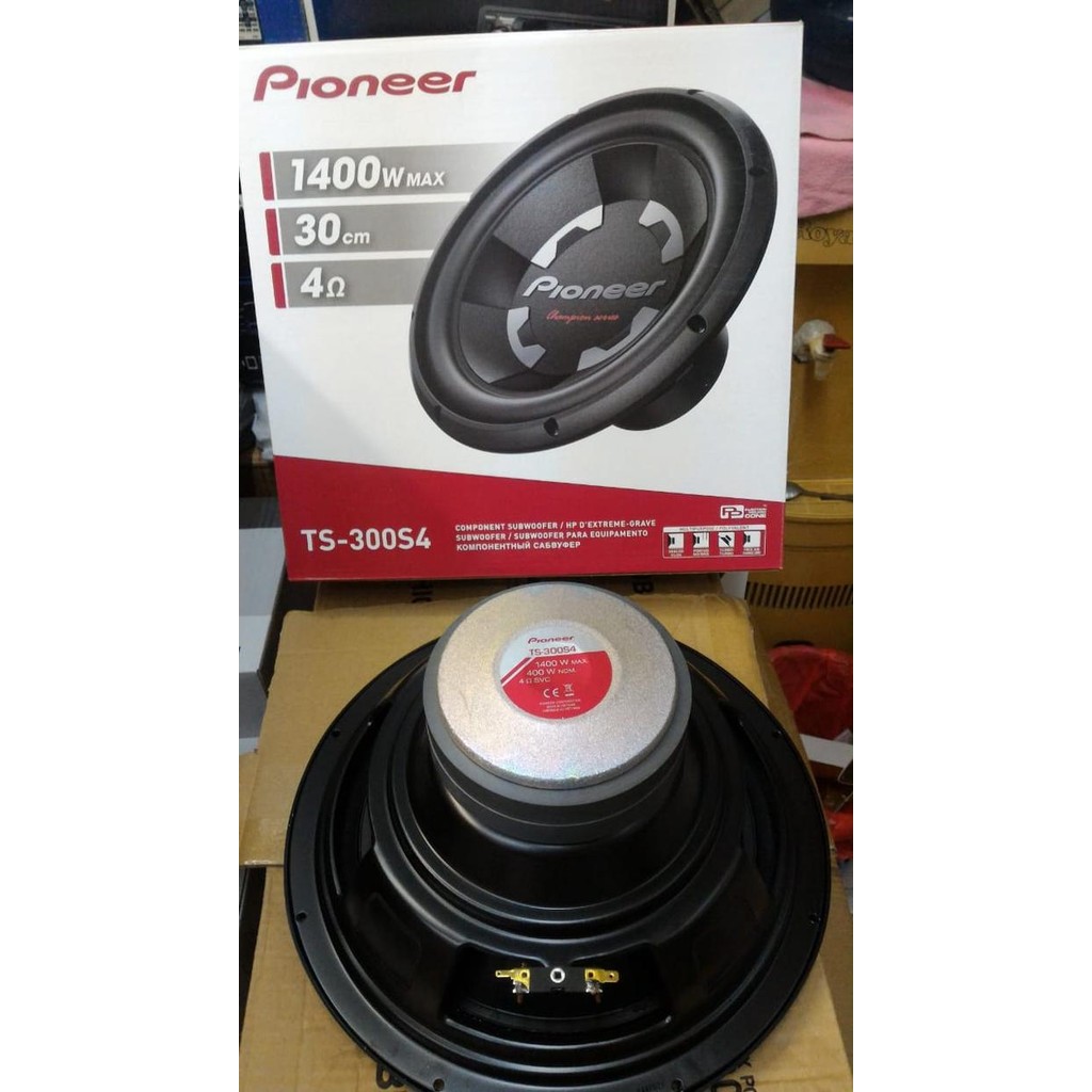 subwoofer pioneer 12" duo magnet ts-300s4 / ts 300s4 Terbaru