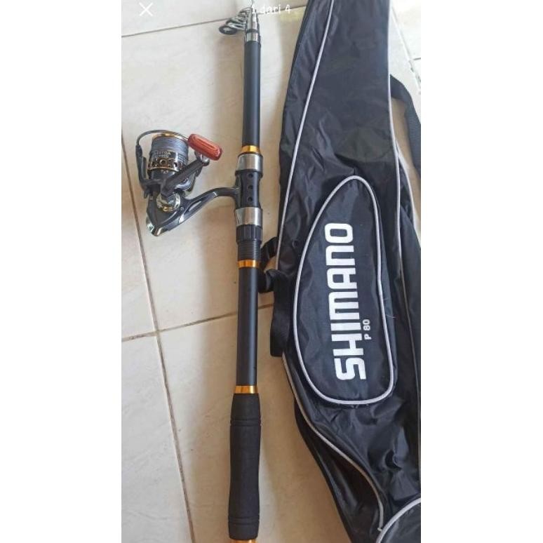 Full Set Pancing Tinggal Berangkat Reel4000 Joran eter