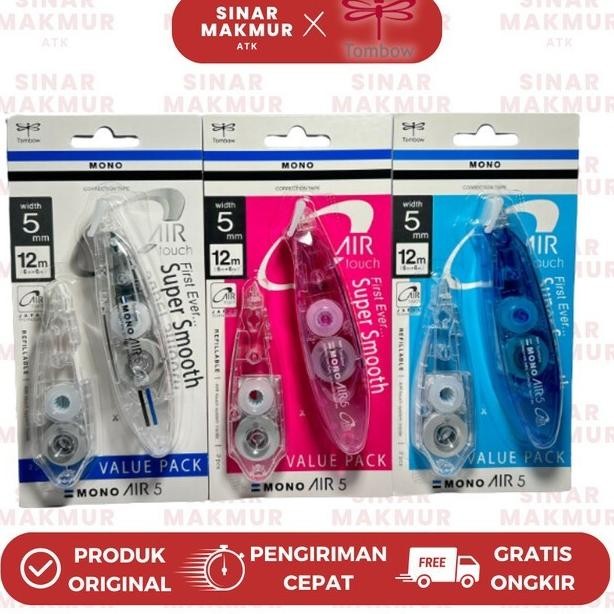 

Correction Tapetipex Kertas Mono Air 5 Pen Type 5Mm X 6M Ctpax Mono Tombow Set