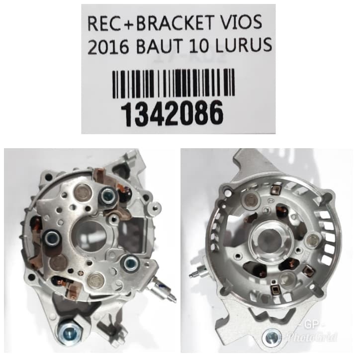 Rectifier - Silikon & Bracket USI Toyota Vios 2016 Baut 10 (Lurus)