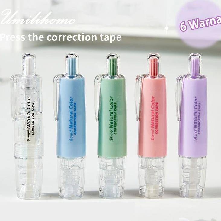 

Tipe X Kertas Aesthetic Sekolah Correction Tape 6M Retractable Pastel Tip Ex Pita Kosi Mekanik Lucu Alat Tulis Sekolah For Student Ba To School Office Stationery