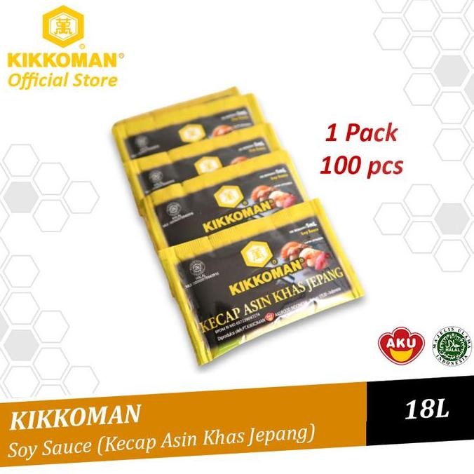 

Promo Kikkoman Shoyu Sachet 5ml Halal - Kecap Asin Jepang Isi 100pcs