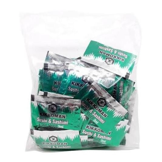 

Promo Kikkoman Sushi Sashimi Shoyu 3ml - Kecap Asin Jepang Sachet 100pcs