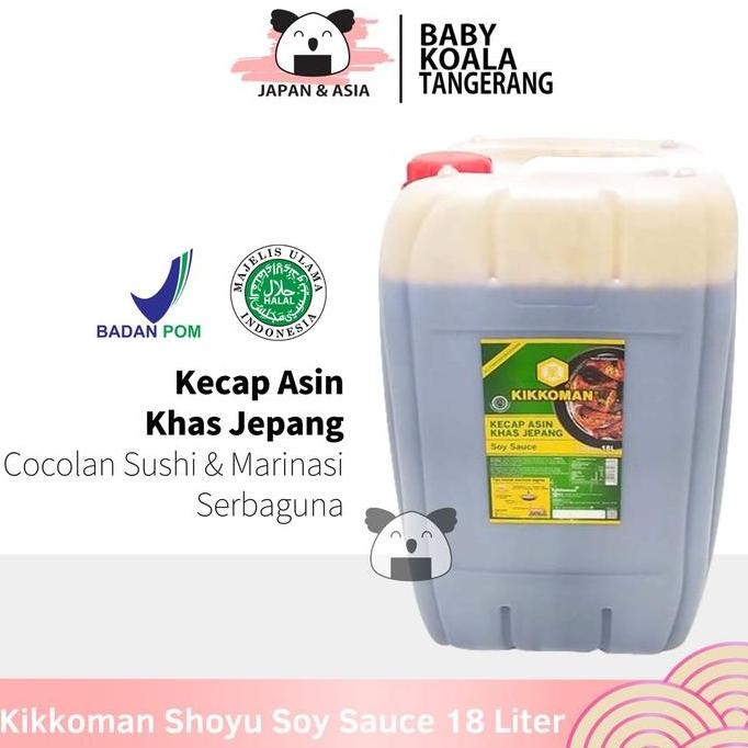 

Promo Kikkoman Soy Sauce Jepang 18L | Kecap Asin HALAL All Purpose Shoyu