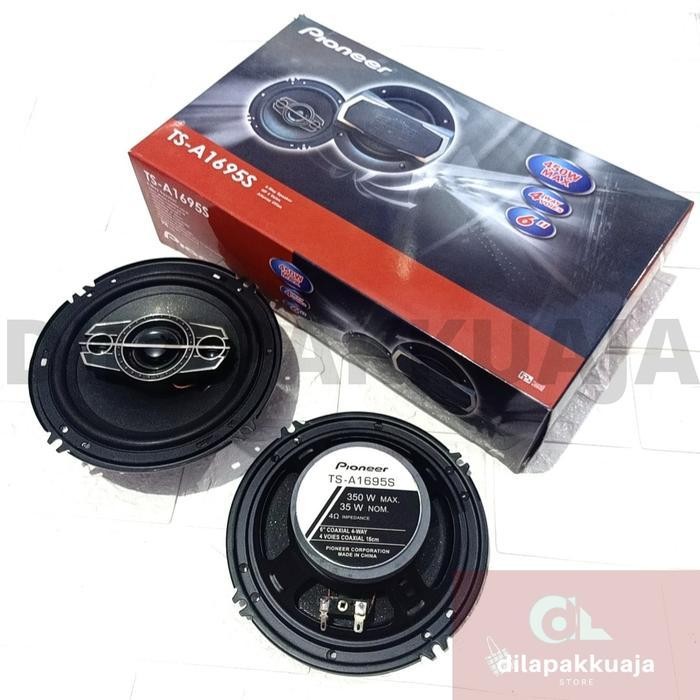 Speaker Pintu Mobil Pioneer TS-A1695S Speaker Coaxial 6 Inch Pioneer Berkualitas Terbaru
