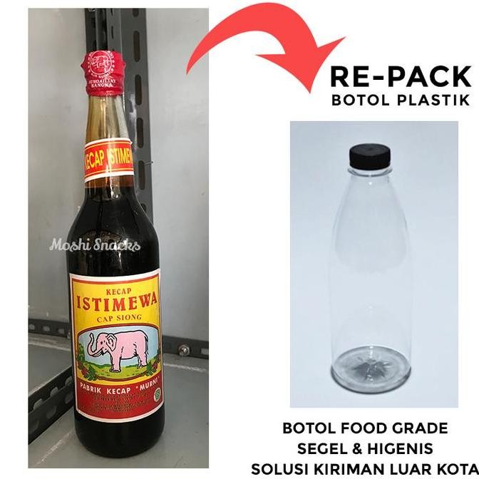 

Promo Kecap Asin Bangka Cap Siong Gajah 600ml Repack Super Premium Lokal