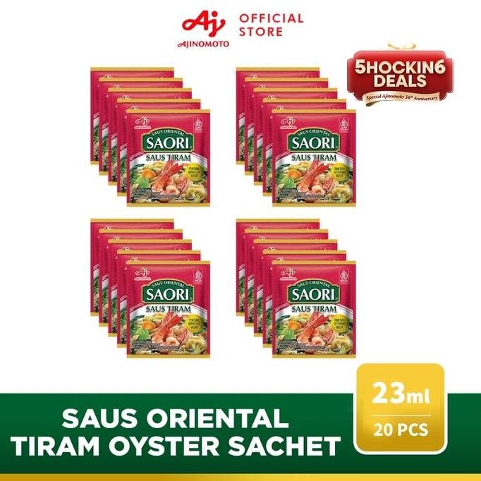 

Promo Saori Saus Tiram Oriental Sachet 23ml Isi 20pcs
