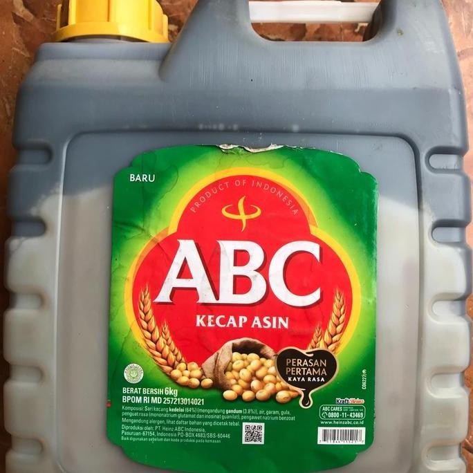

Promo Kecap Asin ABC Galon Jerigen 6 Kg | Refill Kecap Asin Masakan