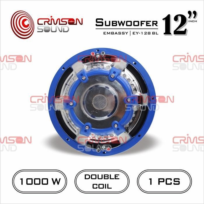 Speaker SUBWOOFER 12 Inch 1000 Watt EMBASSY EY - 128 Berkualitas Terbaru