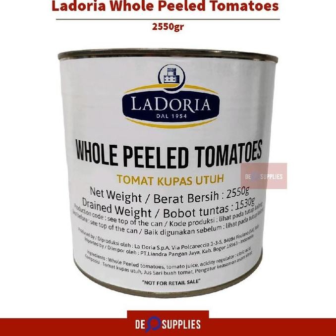 

Promo Nova Tomat Kupas Utuh 2,5kg - Peel Tomato Italy