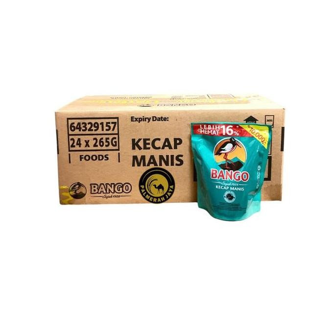 

Promo Kecap Bango 220ml 1 Dus Isi 24pcs - Kecap Manis Refill Kecil