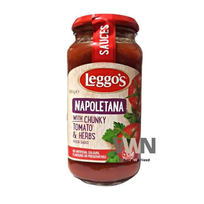 

Promo Leggos Napoletana Saus Pasta Tomat 500g - Leggos Pasta Sauce