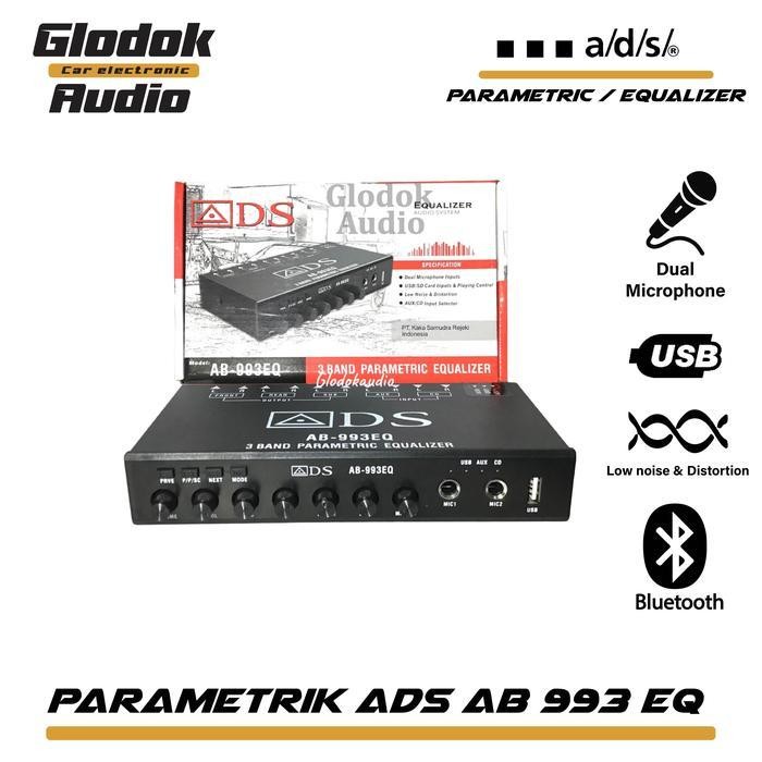 Parametrik/Priem ADS AB 993 EQ Parametrik Equalizer Usb BLUETOOTH