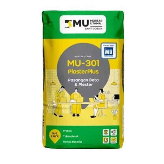 Mu301 - Mortar Utama Mu 301 Plester & Pasang Bata Kualitas Premium