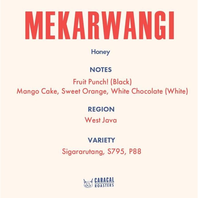 

Mekarwangi Honey Espresso 1Kg