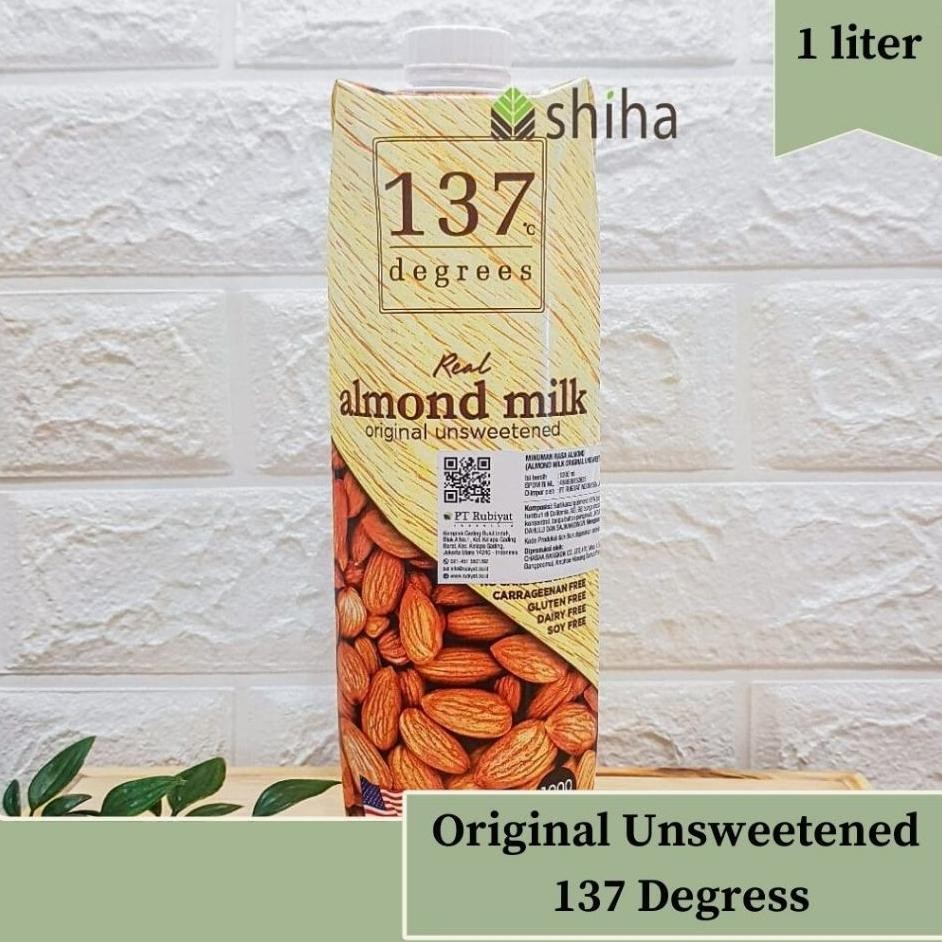 

137 Degrees Almond Milk Susu Almond Unsweetened 1L