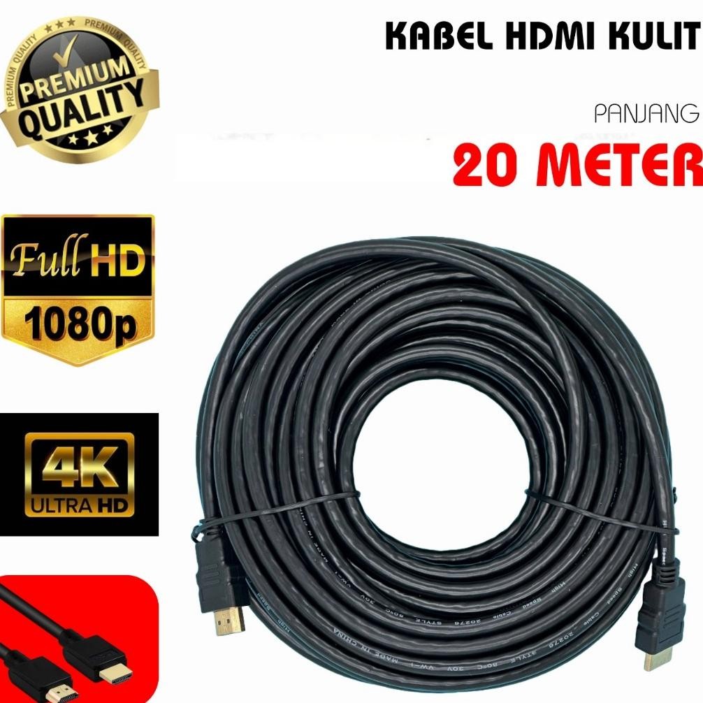 KABEL HDMI to HDMI 10m 15m  20M Ver.1.4Laptop Ke TV Ke DVR ke CCTV  Ke Monitor Komputer panjang 10 m