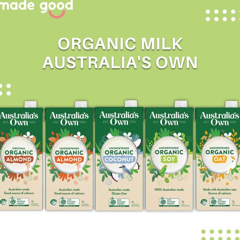 

Organic Milk Australias Own 1L Susu Vegan Gluten Free Rice Almond Rice Milk