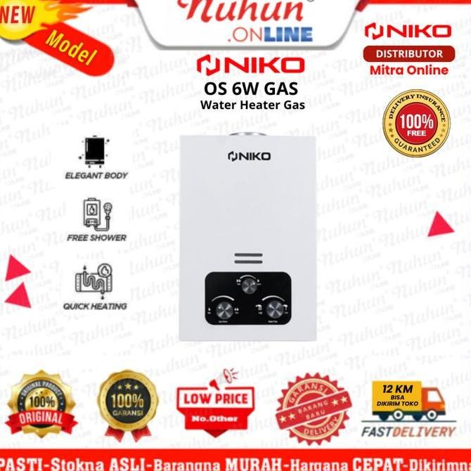 Niko Water Heater Os 6W Gas Terbaik