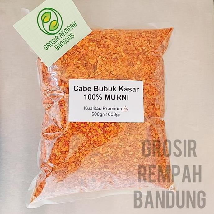 

Diskon! Cabe Bubuk Kasar Murni 1Kg - Rempah Cabe Asli Kualitas Premium