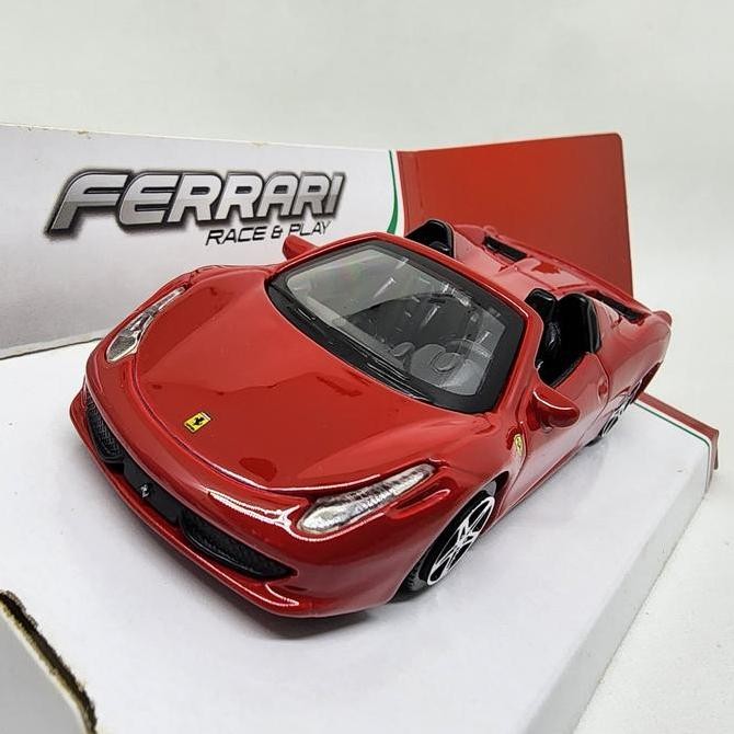 Diecast Ferrari 458 Spider Burago 1:43