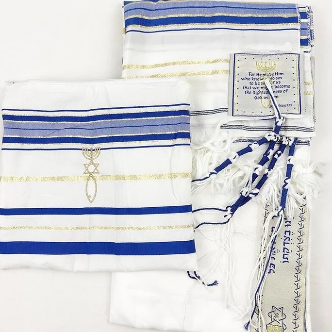 Tallith Shawl Jewish Tallit Syal 60Cm Talith Tallith Talitot Jewish