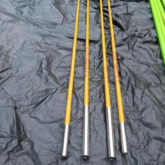 (Allthebest) 1paket Fiber kaku untuk sayap layangan 4batang sudah termasuk sambungan, stik piber say