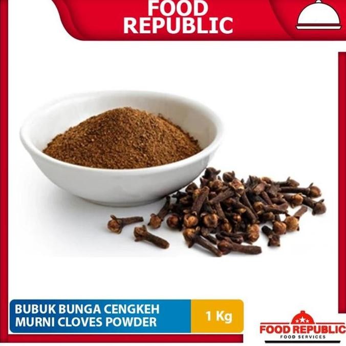 

Diskon! Bubuk Bunga Cengkeh Pure Cloves Powder 1Kg Murni Asli