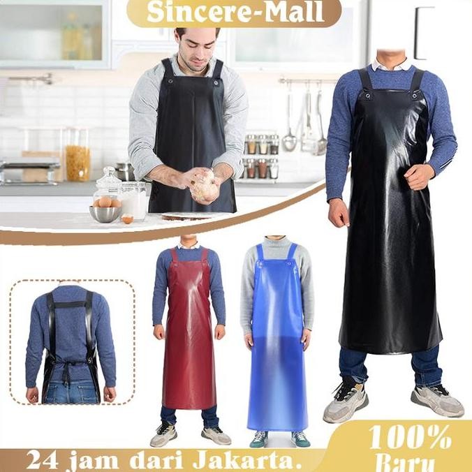 Celemek Anti Air Apron Pvc Celemek Panjang Anti Air Celemek Waterproof LC