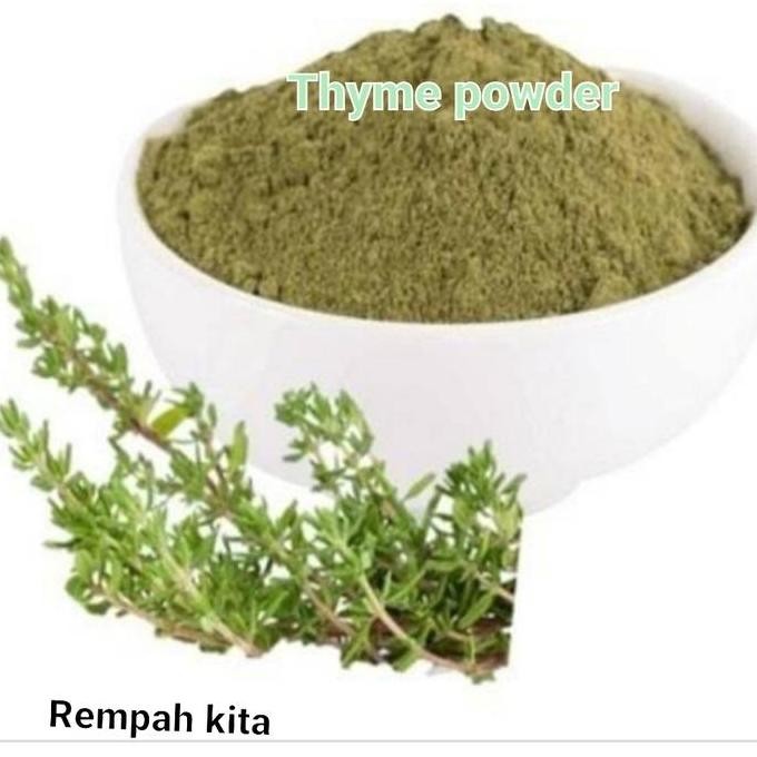 

Diskon! Daun Thyme Bubuk 500Gr | Thyme Powder Asli | Rempah Western Masakan