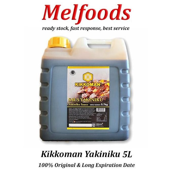 

Kikkoman Yakiniku Sauce HALAL 5L Saus Daging Khas Jepang H32