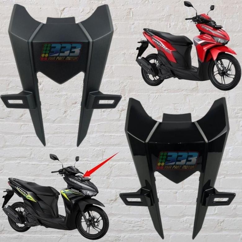 COVER FRONT TOP PANEL TAMENG KECIL DASI DUDUKAN PLAT NOMOR DEPAN HONDA VARIO 125 ESP NEW GEN 2 K2V