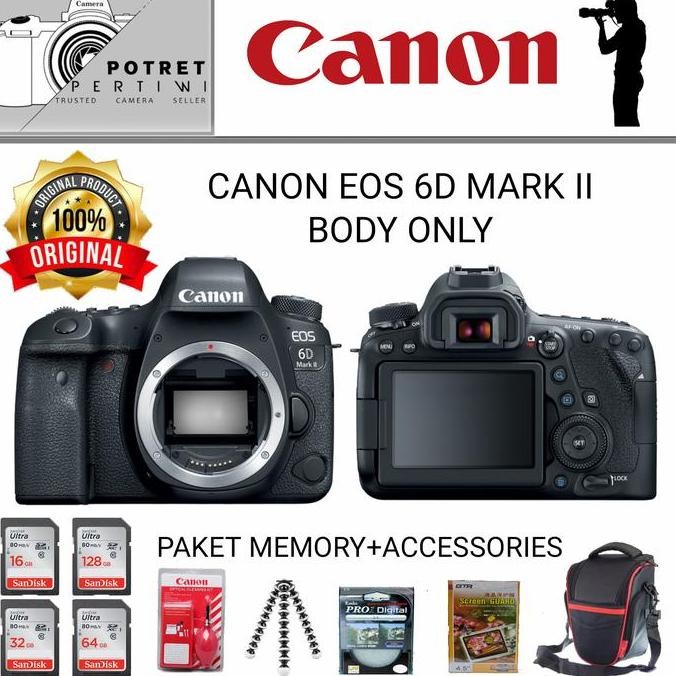 Canon Eos 6D Mark Ii Body Only /Kamera Dslr Canon 6D Mark Ii Body Only