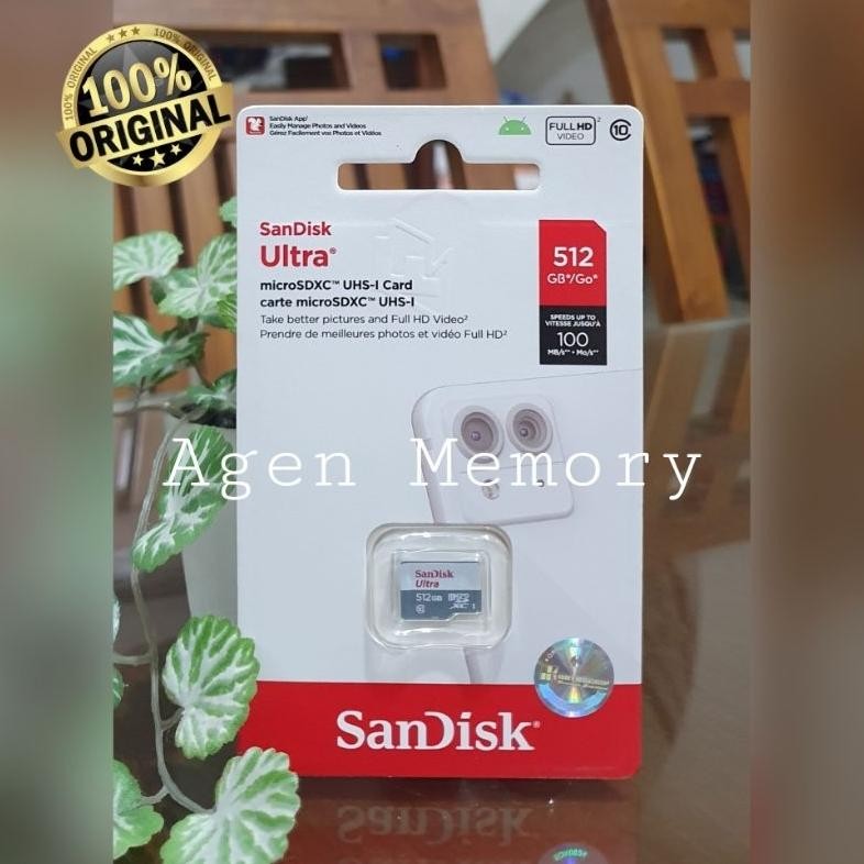 Memori card Micro SD Sandisk 512gb 100mbp/s aSt