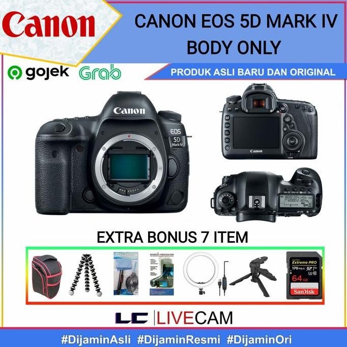 Canon Eos 5D Mark Iv Body Only / Kamera Canon 5D Mark Iv / Canon 5D Iv