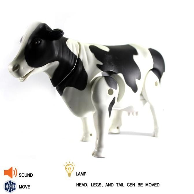 Mainan Edukasi Anak Sapi Bernyanyi dan Bergerak