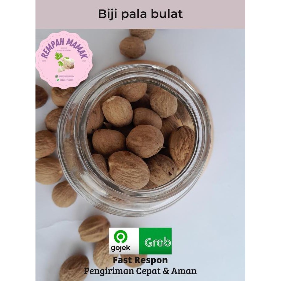 

Diskon! Biji Pala Bulat 1Kg / Nutmeg Whole Super Kering Premium