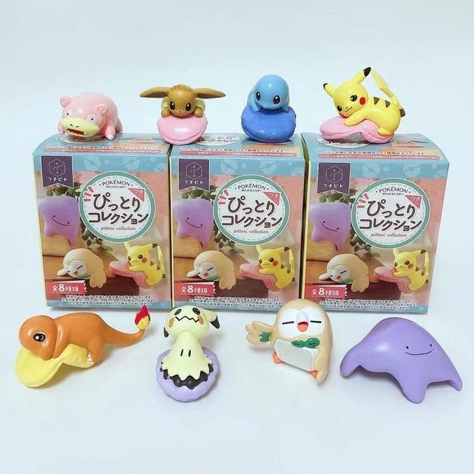 Pokemon Figure Pelindung Sudut Meja Model Pikachu Charmende Squirtle Evee